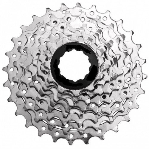 Cassetta shimano 8 velocità 8v 11-28t argento in scatola