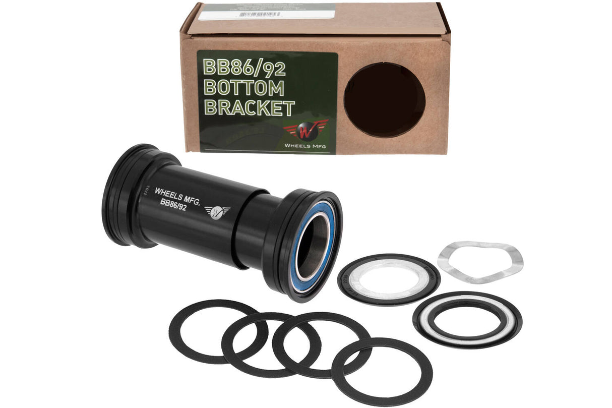 Hjul Produksjonshjul MFG BOTTOM BRACKET PRESSFIT BB86 92 SRAM ABEC 3 SVART