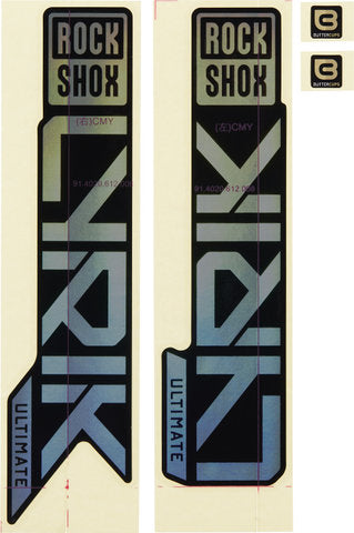 Rockshox decor set decal set rs gloss rainbow