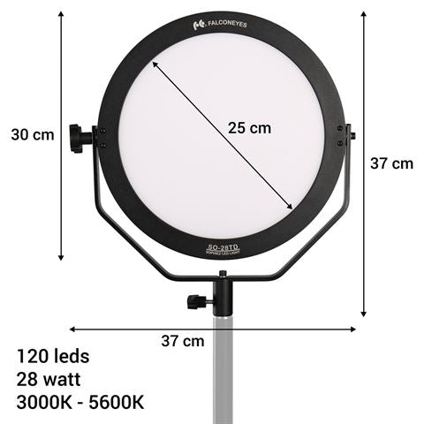 Falcon Eyes Bi-Color LED-lampen Sophiez So-218TD på 230V