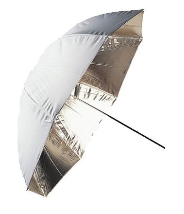 Falcon Eyes Flitsparaplu UR-48G Gold White 122 cm