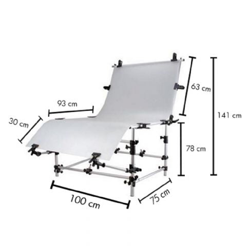 Table d'enregistrement des yeux Falcon ST-1020A 100x200