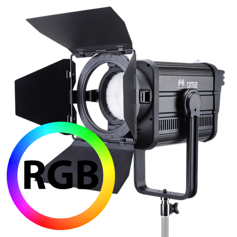 Falcon Eyes RGB LED Fresnel Spot Dimbaar DM2 200W