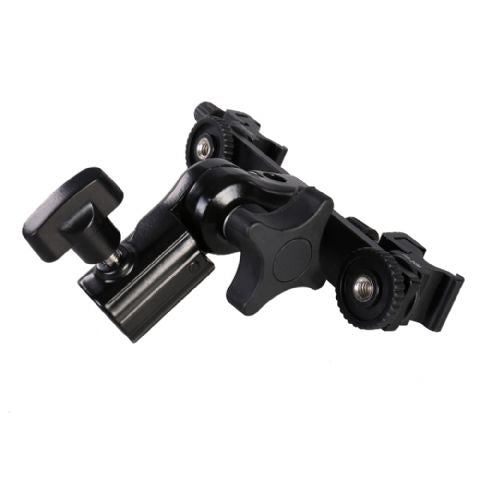 Falcon Eyes Twin Mount Tilting Bracket + 2 X Flash Shoe CLD-14A