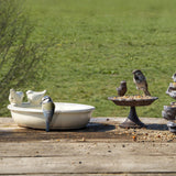 Esschert design ceramic oval bird bath