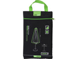 Pro garden parasol cover 17.5x28x50 cm black