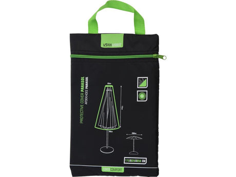 Pro garden parasol cover 17.5x28x50 cm black