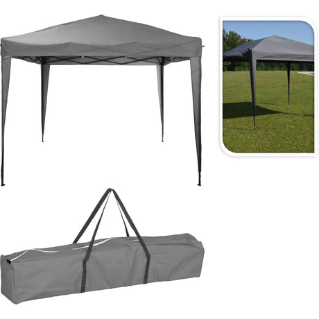 Párty stan skládací 300xv250cm šedý