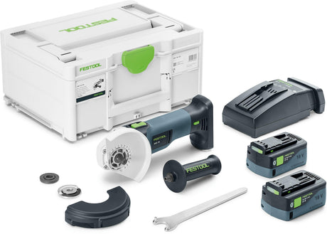 Festool AGC 18-125 5.0 ebi-plus akku vinkelsliber | inklusive kraftigt batteri – 578368