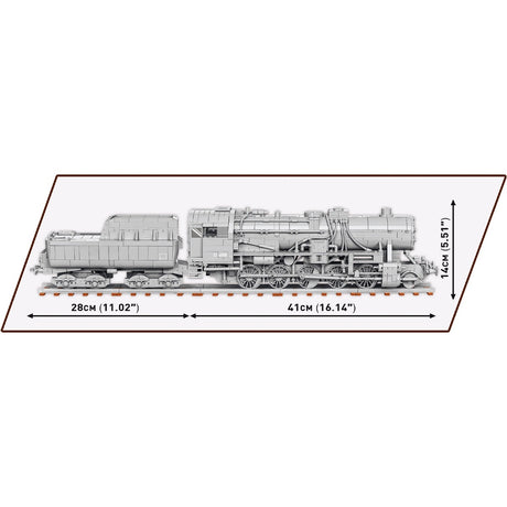 Cobi kriegslokomotive baureihe 52 constructiespeelgoed (schaal 1:35)