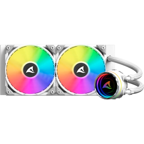Sharkoon S80 RGB White Water Cooling (White, 4-pin PWM Fan Connector)