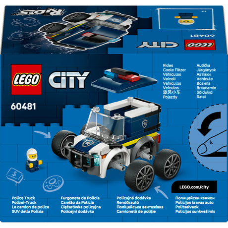 Lego city brick rides 60481 vehicles police car | 2 pcs