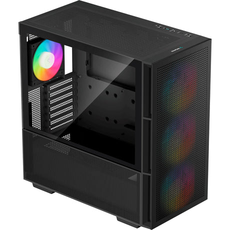 Deepcool CH560 Midi Tower Case (Black | 1x USB-A | 1x USB-C | RGB | Window)