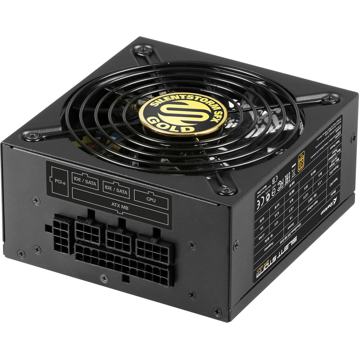 Sharkoon SilentStorm SFX 500 Gold Modular 500 Watt Power Supply (Black, 2x PCIe)