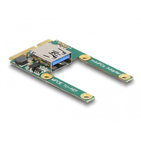 Delock mini pcie i o 1 x usb 2.0 type-a женски контролер в пълен размер половин размер