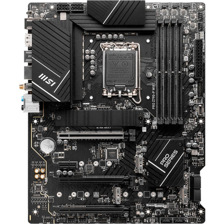 Msi Pro Z790-P WiFi Socket 1700 Mainboard (schwarz, RAID, 2,5 GB-LAN, WiFi 6e, BT, Sound, ATX)