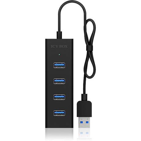 Icy box ib-hub1409-u3 4portový USB hub (černý)