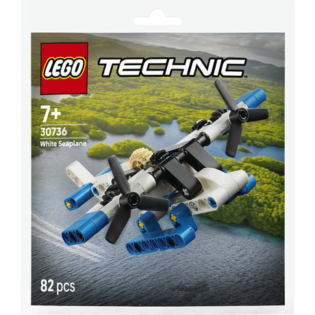 Lego Technic 30736 white seaplane