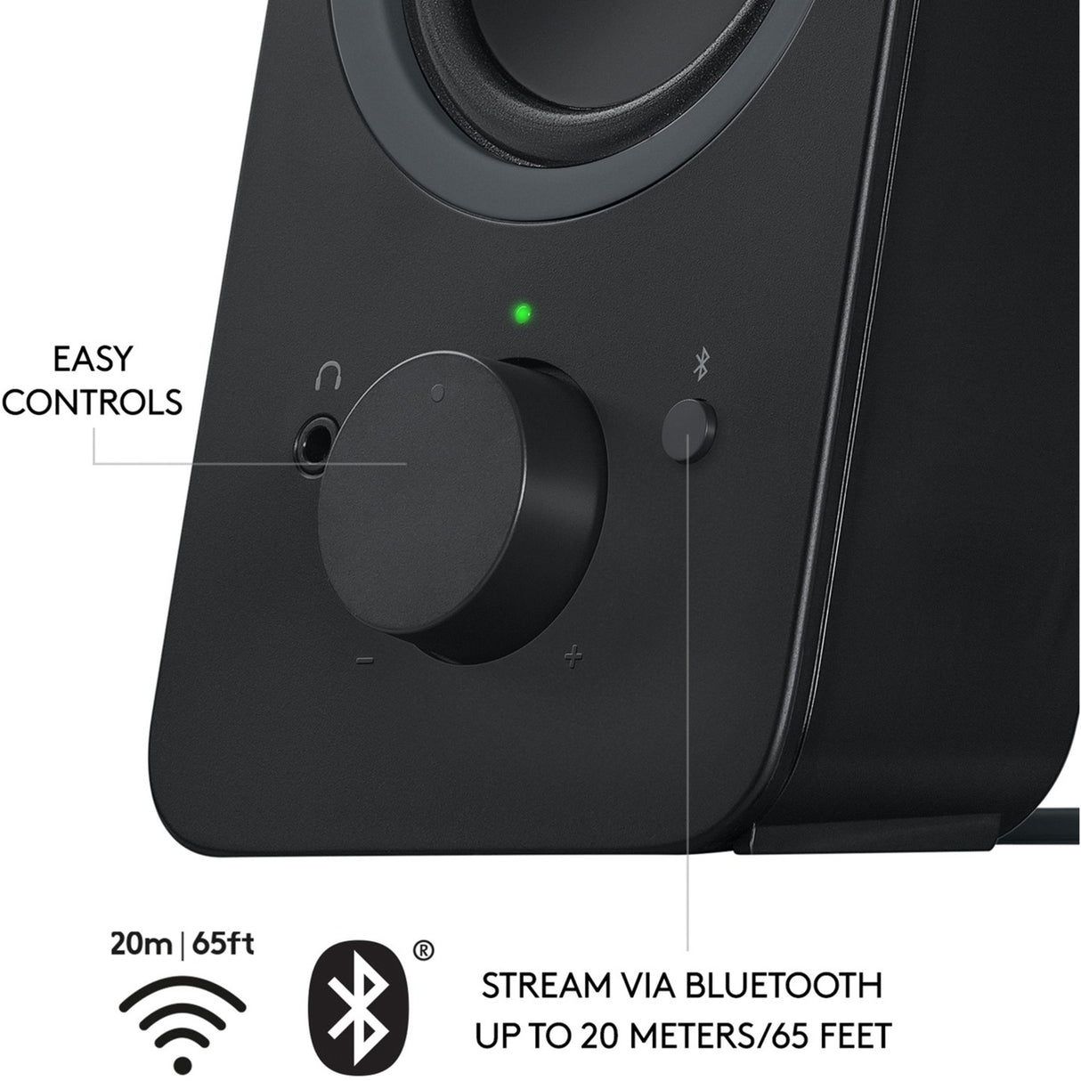 Logitech z207 PC-høyttaler (svart)