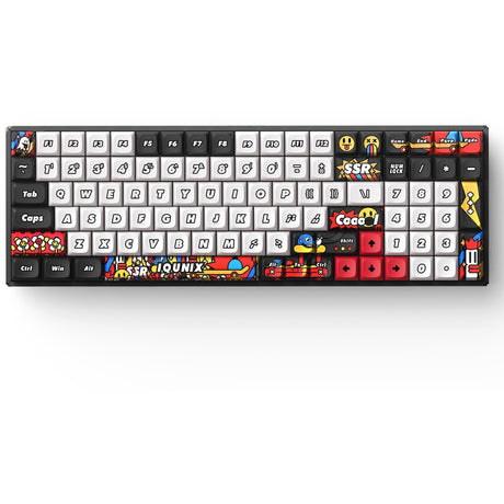 Iqunix f97 Graffiti Tagebuch Wireless mechanesch Keyboard
