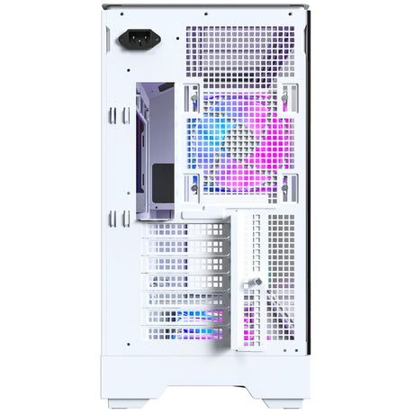Montech king 45 pro midi tower behuizing (wit | 2x usb-a | 1x usb-c | rgb | window)