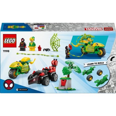 Lego spidey 11198 spider and electro chase with dinosaur vehicles