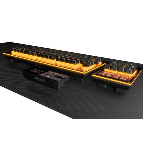 Bądź cicho! Mechaniczna klawiatura do gier z ciemnym mocowaniem, cicha, dotykowa rgb (czarna, układ amerykański (qwerty), cicha dotykowa, 100%, argb, podwójne klawisze pbt, stacja dokująca do multimediów)