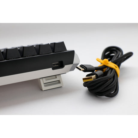 Ducky One 3 Classic Mini rgb mechanesch Tastatur (schwaarz, US Layout (qwerty), Cherry mx brong, 60%, rgb led, double-shot pbt, hot-swappable, quack Mechanik)