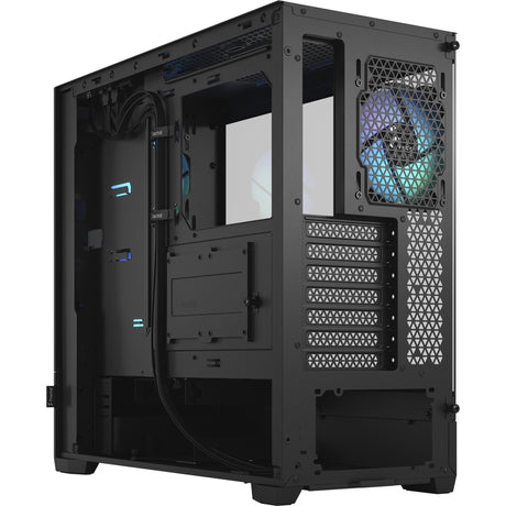 Fractal design pop air rgb midi tornhus (svart | 2x usb-a | rgb | härdat glas)