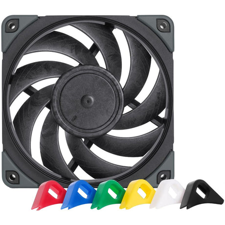 Noctua nf-a12x25 pwm chromax.black.swap case fan (black, 120 x 120 x 25 mm)