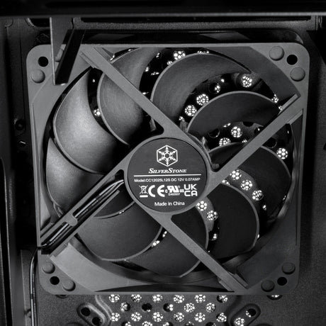 Silverstone sst-ps13b Midi Tower Gehäuse (schwaarz | 2x USB-A)