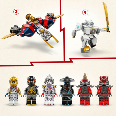 Lego Ninjago 71834 Le mécha ultra combo de Zane