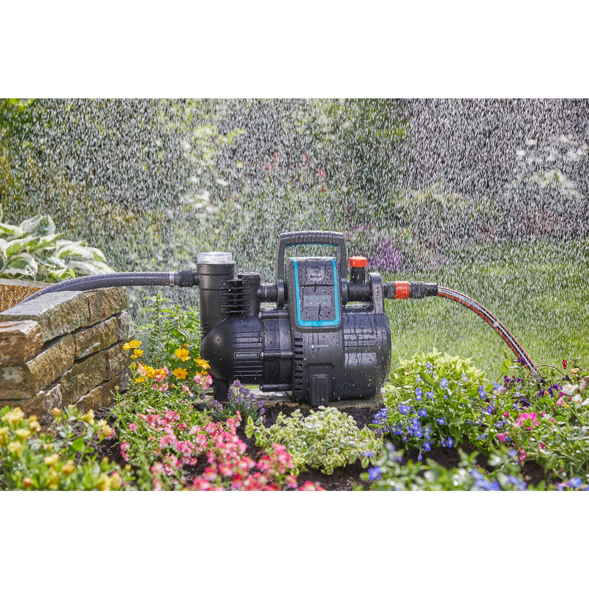 Gardena Smart Pressure Pump 5000/5E Set (Black, 19106-20)