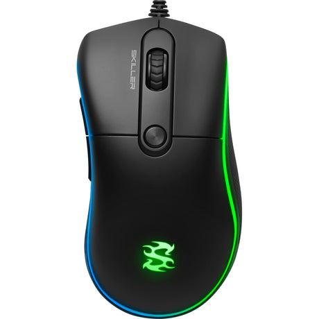 Sharkoon skiller sgm2 optesch Gaming Maus (schwaarz, 400 - 6400 dpi, rgb LEDs)