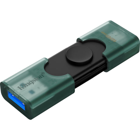Kingston DataTraveler Duo 128 GB USB flash drive (green black, DTDEG2 128GB)