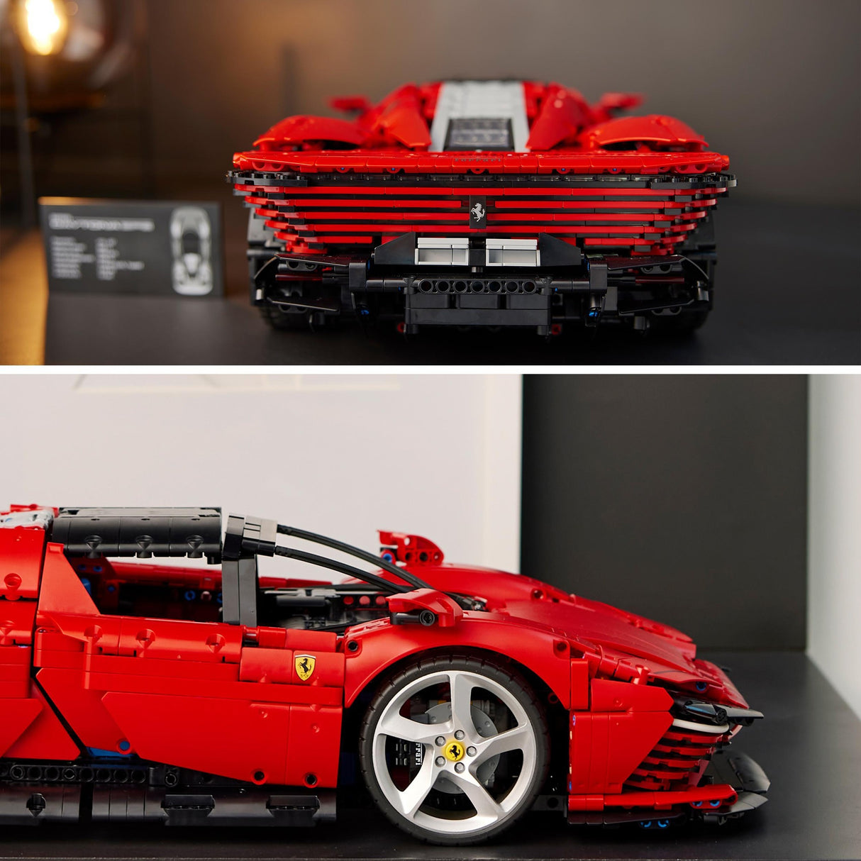 Lego Technic Ferrari Daytona Sp3 Rennauto Sammler fir Erwuessener - 42143