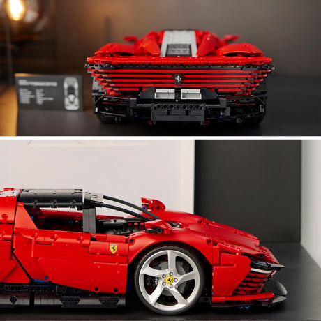 Lego Technic Ferrari Daytona Sp3 Rennauto Sammler fir Erwuessener - 42143