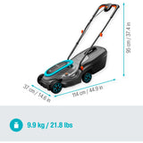 Gardena powermax 32 18v p4a solo lawn mower battery without battery, without charger 18 v cutting width max. 320 mm