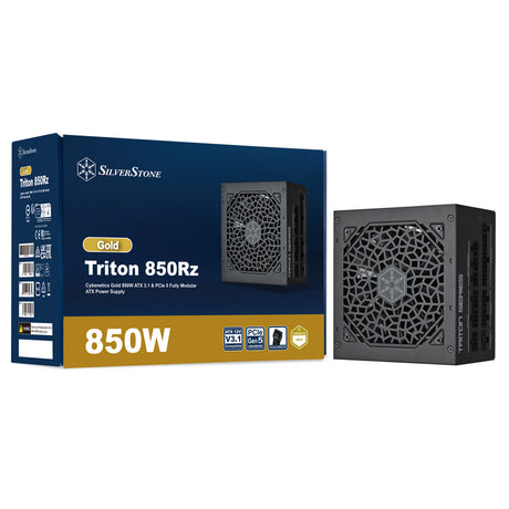 Silverstone Triton 850rz Modular 850 Watt Power Supply (Black, 1x 12v-2x6, 3x pcie)