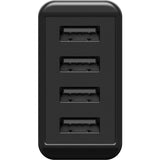 Goobay 4-kierunkowa ładowarka USB (30 W) (czarna)
