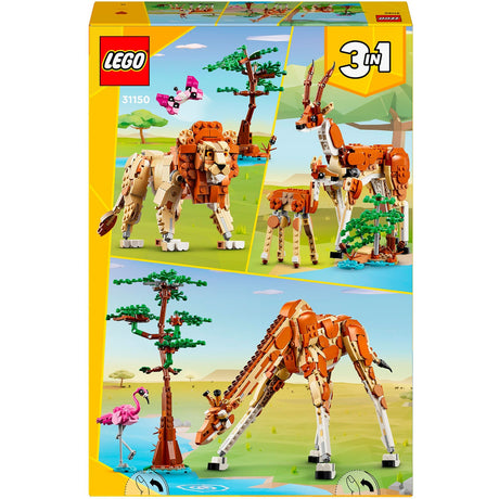 LEGO Creator 3w1 Zwierzęta safari - 31150