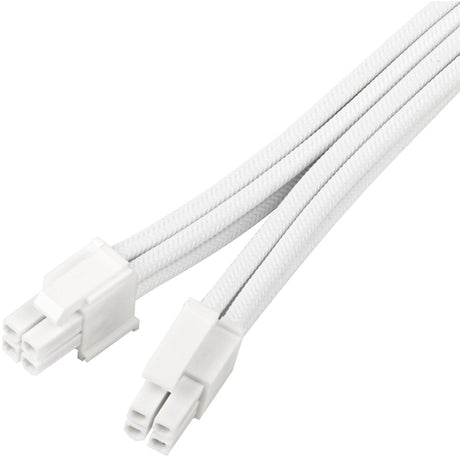 Silverstone sst-pp07e-eps8w-v2, eps 12v 8pin (4+4) prodlužovací kabel (bílý, 30 centimetrů)