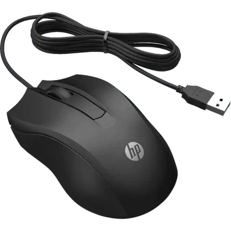 HP 100 Mouse (Black, 1600 DPI)