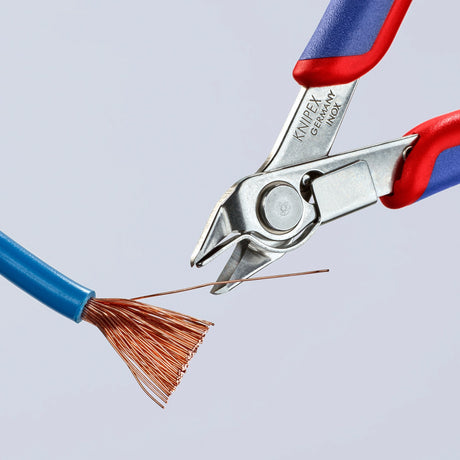 Knipex Electronic Super Knips 78 13 125 Electronics Pliers (Red Blue)