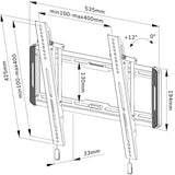 Neomunts wl35-550BL14 TV Mauer Stoff
