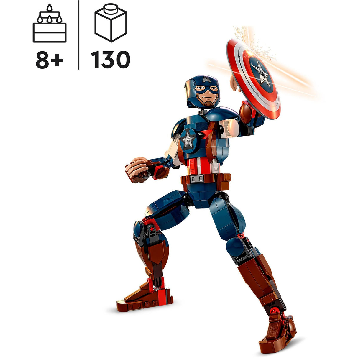 Lego super heroes 76258 captain america construction figure