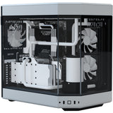 Hyte y60 midi tower housing (white black | 3x USB-A | tempered glass)