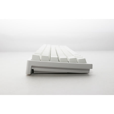 Ducky zero 6108 pure white rgb mechanická herní klávesnice (bílá, us rozložení (qwerty), cherry mx2a blue, 100%, rgb led, double-shot pbt, hot swap, 2,4ghz | bluetooth | usb-c)