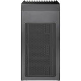 Silverstone cs382 mini tower behuizing (zwart | 2x usb-a | 1x usb-c)