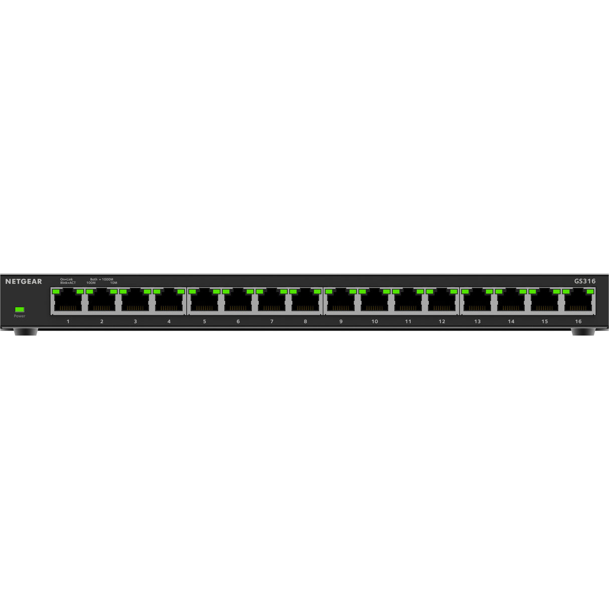Netgear gs316v3 switch (black)